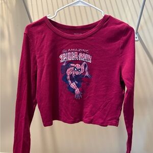 Marvel Spider-Man Long Sleeve Tee - Red